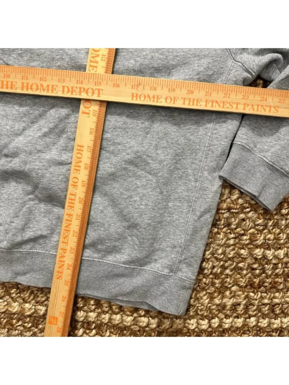 Nike Classic Swoosh Fleece Hoodie Pullover Sweatshirt Gray Mens Large